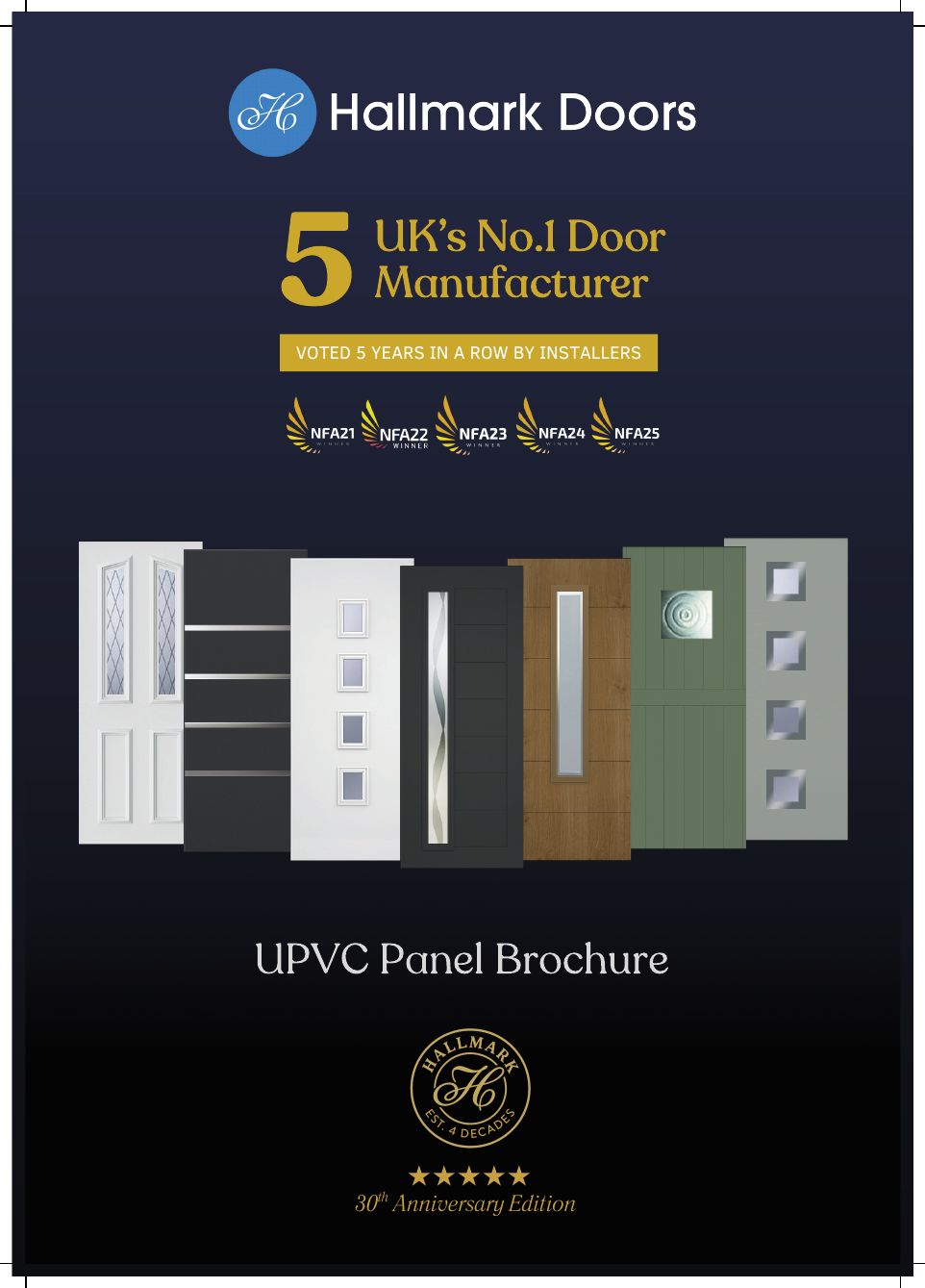 Hallmark uPVC Door Brochure page 1