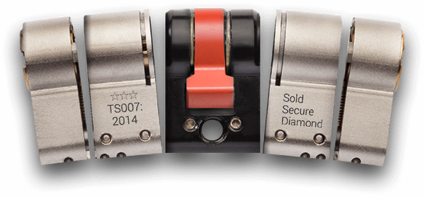 Ultion 3-star Kitemark locks, Secured by Design approved